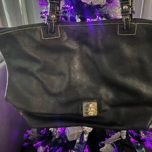 Large black purse dooney and bourke
